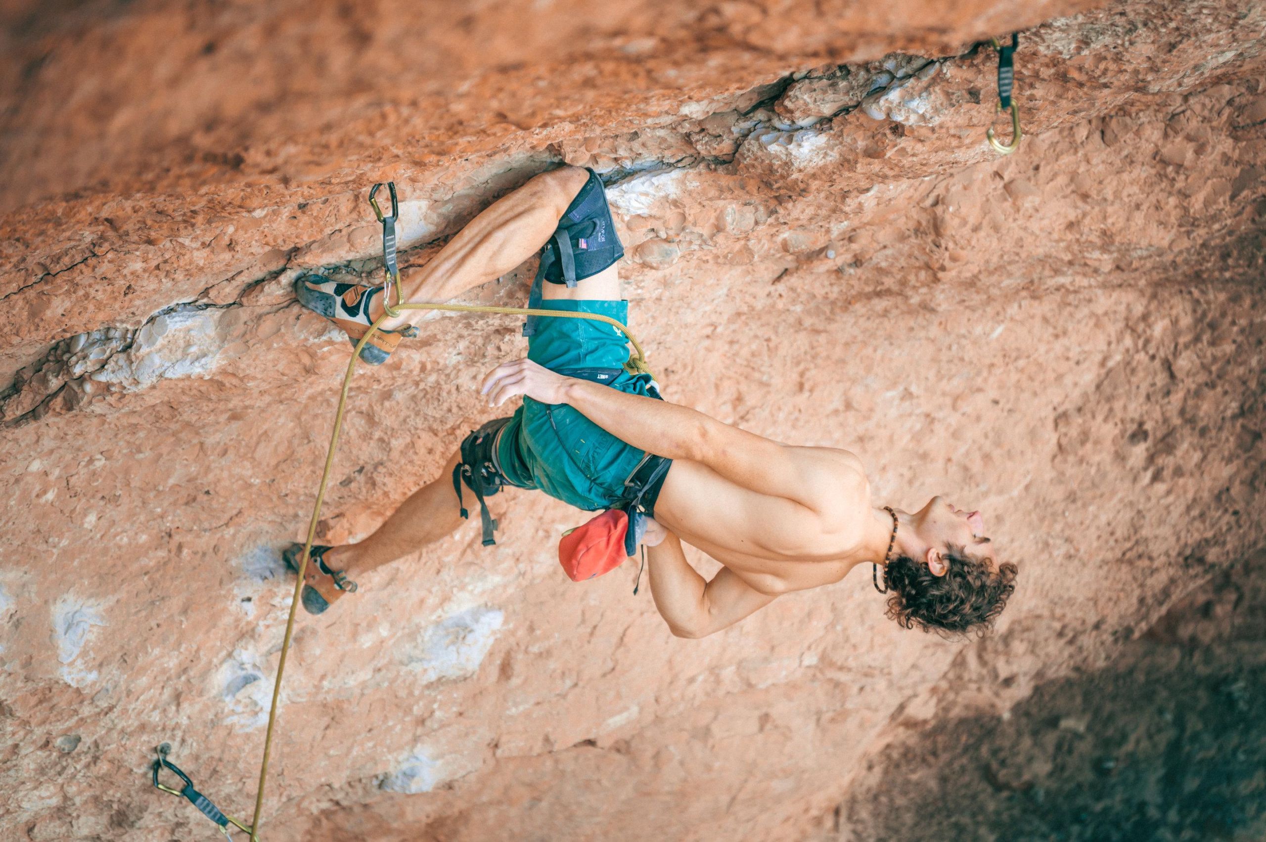 Knee bar utilizzato da Adam Ondra